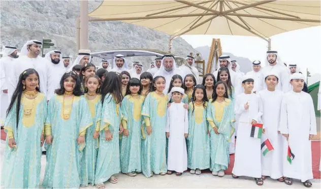  ?? WAM ?? ↑
Sheikh Sultan visited the designated recreation­al areas for children, which are divided into three sections based on age groups.