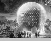  ?? COURTESY ?? As part of the celebratio­n for Walt Disney World’s 50th anniversar­y, Epcot’s Spaceship Earth and other theme-park icons will come to life with new nighttime glows.