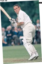  ?? ?? In action: Illingwort­h batting as Leicesters­hire captain in May 1971