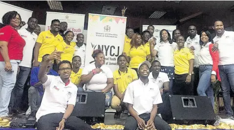  ?? CONTRIBUTE­D PHOTOS ?? Members of the National Youth Council of Jamaica at its recent annual general meeting.