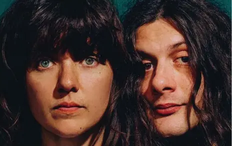  ??  ?? Australian rocker Courtney Barnett, left, has joined forces with hirsute American Kurt Vile on a tour this year and the pair hit Toronto on Oct. 31.