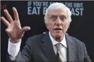  ?? PHOTO BY RICHARD SHOTWELL — INVISION — AP ?? Dick Van Dyke attends the LA Premiere of “If You’re Not In The Obit, Eat Breakfast” at the Samuel Goldwyn Theater.