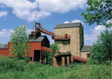  ??  ?? Beamish Museum includes a 1900s pit village and the opportunit­y to take a guided tour of a former coal mine