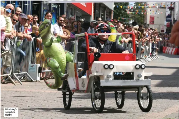  ?? ?? Hinckley’s soap box derby