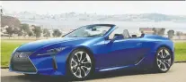  ?? LEXUS ?? The Lexus LC 500 can be ordered as a ragtop for 2021.