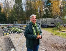  ?? ?? Biologist and vegetation program manager Dawn LaFleur in the plant nursery of Glacier National Park. “Pretty much everything we do is in light of climate change,” she told AFP.