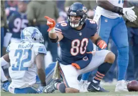  ?? GETTY IMAGES ?? Tests confirmed inflammati­on in Trey Burton’s groin before the Eagles game.