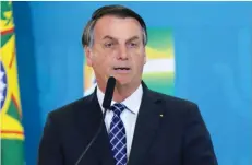  ?? DR ?? O Presidente do Brasil é criticado por ignorar a pandemia