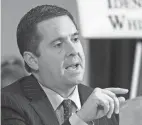  ?? KIRK MCKOY/TNS ?? Questions arose about how Rep. Devin Nunes, R-calif., paid for his lawsuit against reporter Ryan Lizza and media company Hearst.