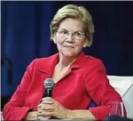  ?? ETHAN MILLER — GETTY IMAGES ?? Sen. Elizabeth Warren has many excellent policy plans — “Warren has a plan for that” — but she remains vague on health care.