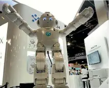  ?? REUTERS ?? A Lynx robot with Amazon Alexa integratio­n on at CES.