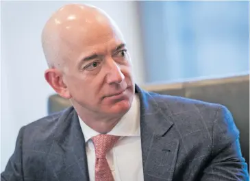  ??  ?? Chairman and chief executive officer of Amazon, the world’s largest online retailer, Jeff Bezos.