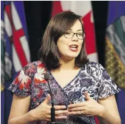  ?? JASON FRANSON / THE CANADIAN PRESS ?? Kathleen Ganley commission­ed a report into the treatment of Angela Cardinal.