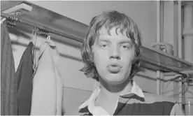  ??  ?? Memory loss … Mick Jagger backstage on tour in Scotland in early 1964. Photograph: Mark and Colleen Hayward/Redferns