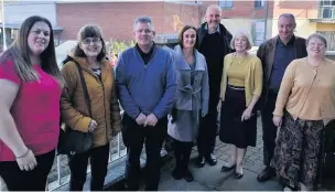  ??  ?? Campaigner­s were happy after plans for 122 homes at Devine Fisheries in Accrington were refused.