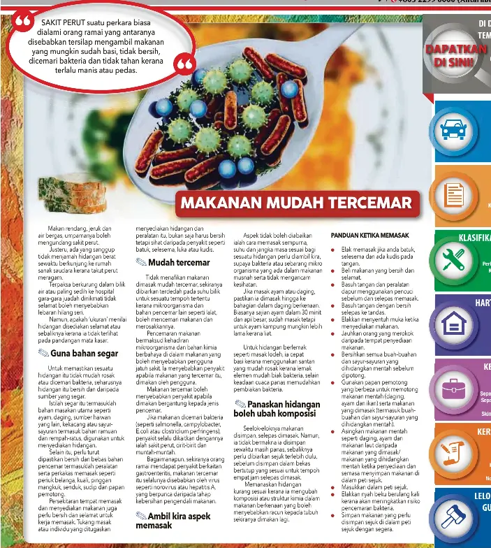 Makanan Mudah Tercemar Pressreader