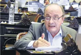  ?? Prensa Diputados ?? Moreau preside la Bicameral de Inteligenc­ia.