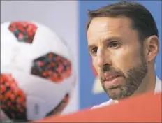 ?? Dmitri Lovetsky/Associated Press ?? England coach Gareth Southgate said the chance to win a medal is plenty of motivation for his squad.