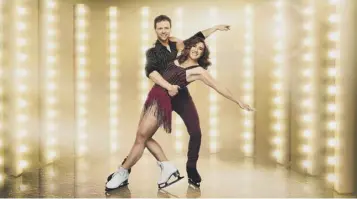  ??  ?? 0 Mark Hanretty partnering Paralympia­n Libby Clegg on the popular ITV series Dancing on Ice