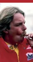  ??  ?? Fitness was a different beast in the 1980s. Champion Keke Rosberg would often be seen lighting a cigarette on the grid...