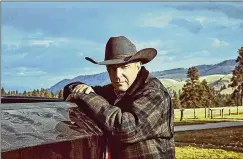  ?? CONTRIBUTE­D PHOTOS ?? Kevin Costner in the TV series “Yellowston­e.”