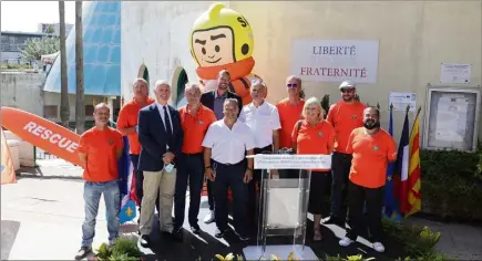  ?? (Photo Sébastien Botella) ?? Installé dans les locaux de la fac des métiers pour trois années – évidemment reconducti­bles – le centre de formation de la SNSM va dynamiser l’activité des six stations maralpines en permettant, notamment, de les alimenter en bénévoles.