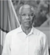  ??  ?? President David Granger