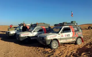  ??  ?? Messaggio
Il «Panda Raid», rally amatoriale, è appoggiato anche da Telefono Rosa