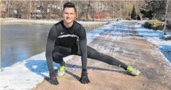  ?? FOTO: CHRISTIAN REICHL ?? Sport treiben an der frischen Luft: Christian Rother leitet die neue TSV-Abteilung „outFIT“.