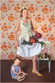  ??  ?? 4Portrait as Gorgeous Feast, oil on canvas, 60 x 48"5Casilde X, oil on canvas, 54 x 36"6Artist Haley Hasler.