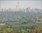  ?? PHOTO: ITUMELENG ENGLISH ?? Johannesbu­rg skyline. South Africa is the leader when it comes to smart city technology in Africa.