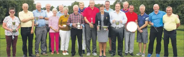  ??  ?? Prizewinne­rs from Canterbury Golf Club’s finals weekend