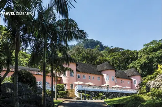  ??  ?? ABOVE A stay at the Leopard Rock Hotel is like slipping back into another, more romantic era. There is even a ‘castle’ in the grounds. OPPOSITE The good ship Karibeer on Lake Kariba, setting for many a cold Zambezi Lager.