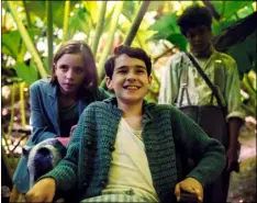  ?? STXfilms via AP ?? This image released by STXfilms shows Dixie Egerickx, Edan Hayhurst and Amir Wilson in a scene from “The Secret Garden.”