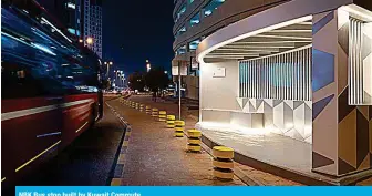  ?? ?? NBK Bus stop built by Kuwait Commute.