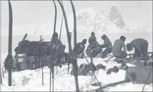  ?? Picture: PA. ?? The British Antarctic expedition in 1910-13.