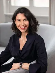  ?? ?? Dr. Antoinette Sarasin Gianduzzo ist Vorstandsm­itglied der Kusnacht Practice und Erfinderin einer speziellen Anti-Aging-Methode