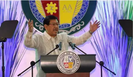  ?? — Chris Navarro ?? ULAT SA BAYAN. Angeles City Mayor Edgardo Pamintuan claimed that he has been cleared from the narcolist during his 9th State of the City Address the other day.