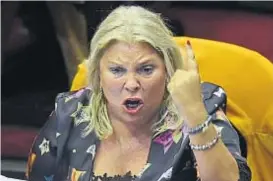  ?? (TÉLAM) ?? Retiro. Carrió renunciará a su banca en Diputados el 1° de marzo.