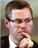  ??  ?? Brexit impact: Derek Mackay