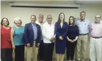  ?? ARCHIVO/LD ?? Presentes. En la reunión con la embajadora de Canadá participar­on los directivos de la Cámara de Comercio y Producción de Pto. Plata.