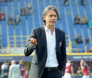  ?? Al timone ?? Pippo Inzaghi domani sera a Genova, contro la Samp, mette in palio una buona fetta del suo futuro sulla panchina del Bologna. Da giocatore segnò ben 11 reti ai blucerchia­ti