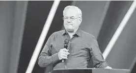  ?? AP ?? Bill Hybels says he’s “accused of many things I simply did not do.”