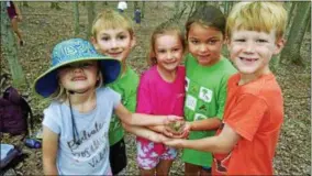  ?? PHOTO COURTESY BALTIMORE WOODS NATURE CENTER ?? At Baltimore Woods Summer Nature Day Camp in Marcellus, campers discover nature, use their imaginatio­n, and make new friends.