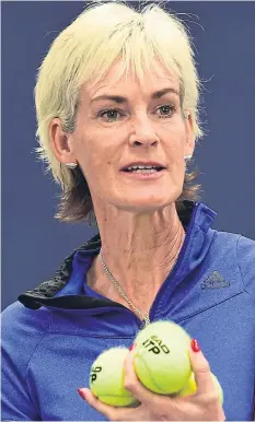  ??  ?? Judy Murray will be delighted to see one of the two national tennis academies heading to Scotland.
