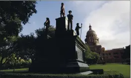  ?? ERIC GAY — THE ASSOCIATED PRESS FILE ?? The Texas State Capitol Confederat­e Monument stands on the south lawn in Austin, Texas.