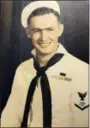  ?? DON LONG VIA AP ?? This photo provided by retired U.S. Navy Cmdr. Don Long shows Long in his Navy uniform in 1943.