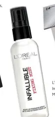  ??  ?? L’oréal Paris Infallible Fixing Mist, £8.99