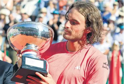  ?? I
AFP ?? Tsitsipas logró el undécimo título en su carrera.