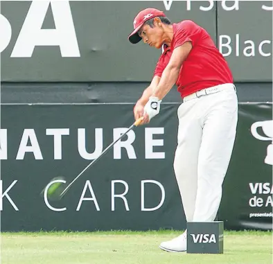  ?? Villarpres­s ?? Augusto Núñez quedó puntero tras la primera vuelta del 112 º Visa open